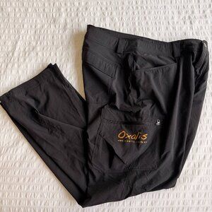 Oxalis trekking wind pants in black